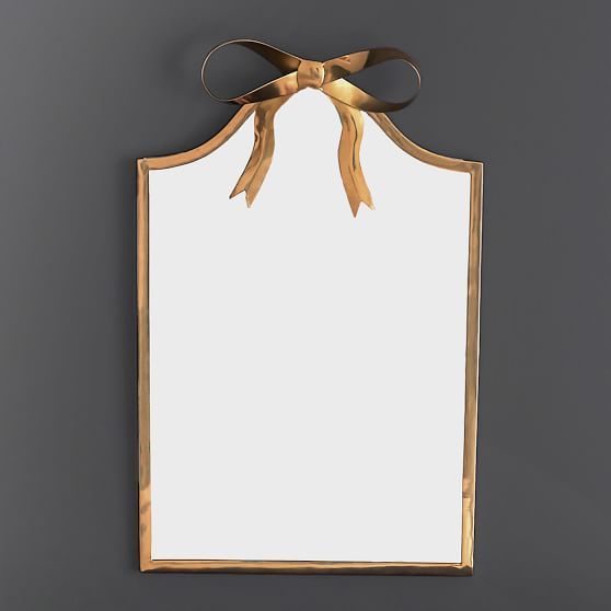 The Emily &amp; Meritt Bow Mirror | Pottery Barn Teen