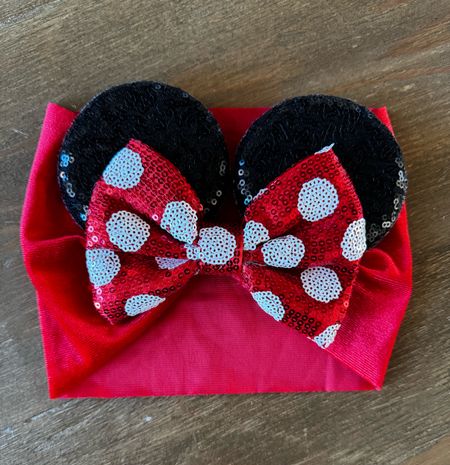 Baby girl Minnie Mouse headband 

Minnie Mouse 
Minnie Mouse ears 
Disney outfit 

#LTKkids #LTKbaby #LTKtravel
