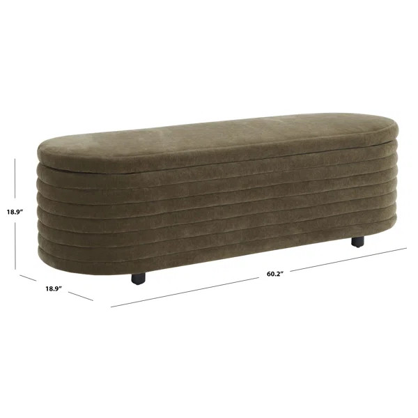 Delray Upholstered Flip Top Storage Bench | Wayfair North America