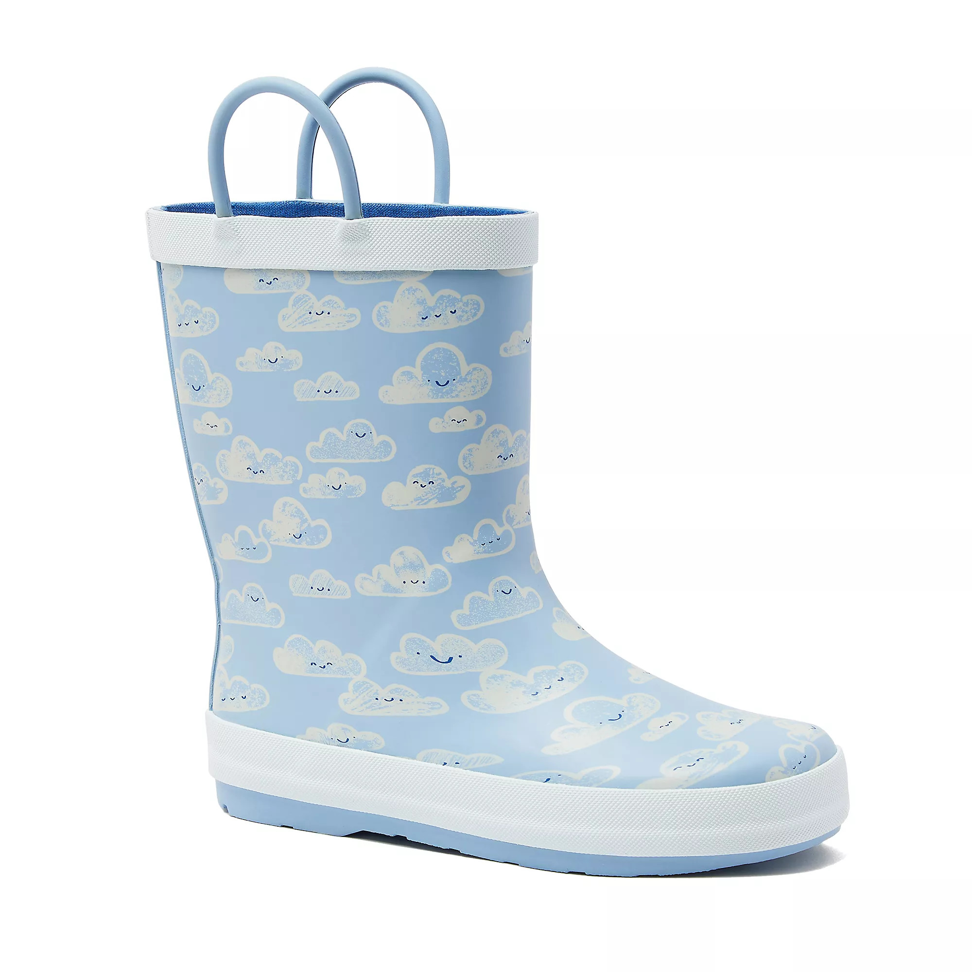 Kids Pull On Splash Rubber Rain Boots | Lands' End (US)