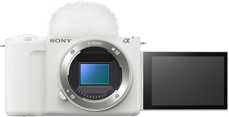 Sony Alpha ZVE10 II - APS-C Interchangeable Lens Mirrorless Content Creators’ Camera - White - ... | Amazon (US)