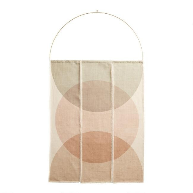 Eclipse Multi Panel Fabric Wall Hanging | World Market