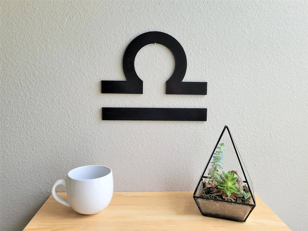 Libra Wall Art | Libra Decor | Zodiac Sign | Horoscope Art | Zodiac Decor | Astrology Art | 3D Pr... | Etsy (US)