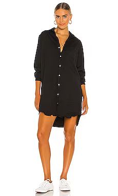 Frank & Eileen Mary Woven Button Up Dress in Blackout from Revolve.com | Revolve Clothing (Global)
