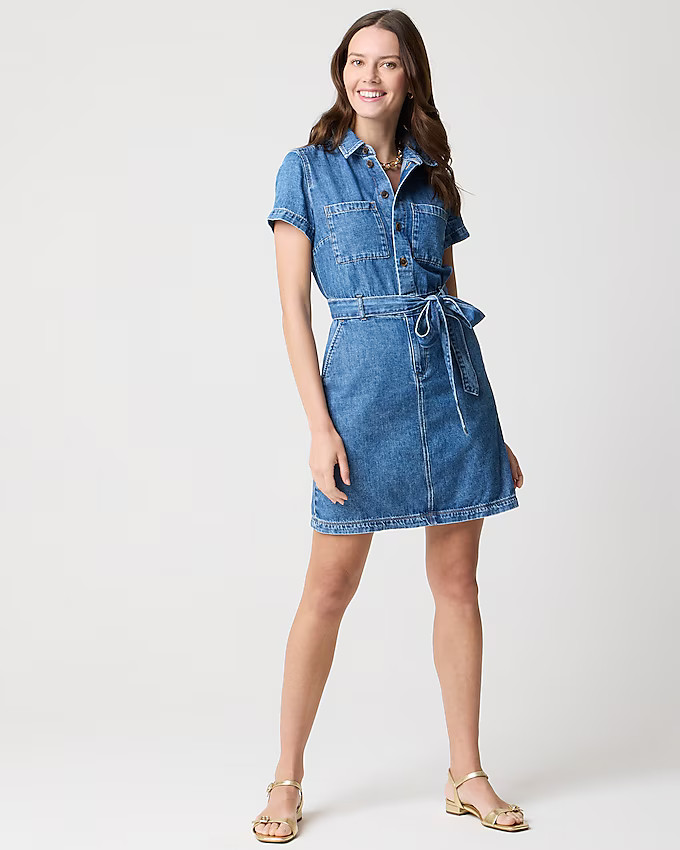 Denim utility dress | J.Crew Factory