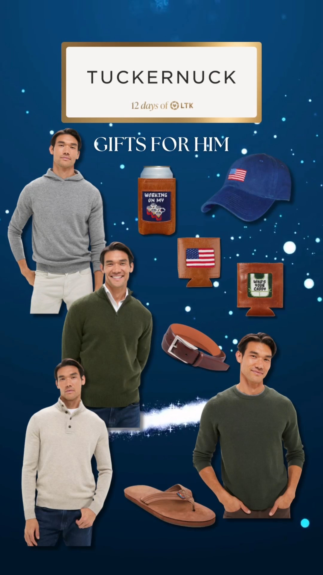 Gifts for him from tuckernuck. My husband loves half zips during the weekend...

#LTKGiftGuide #LTKHoliday