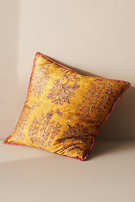 Velvet Minerva Pillow | Anthropologie (US)