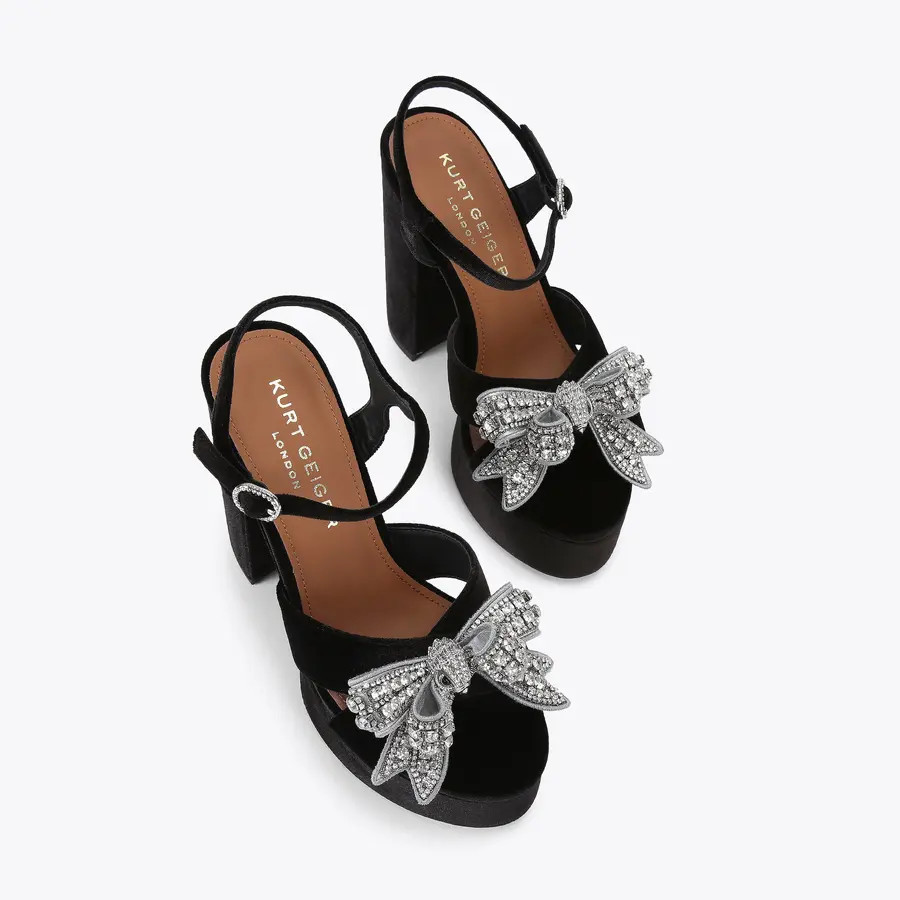 bow platform sandal | Kurt Geiger US