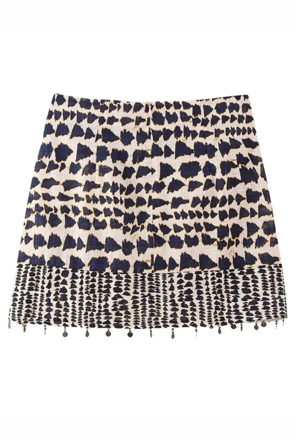 'Ivory' Animal Print Wrap Mini Skirt | Goodnight Macaroon