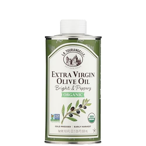 La Tourangelle, Organic Extra Virgin Olive Oil, Cold-Pressed High Antioxidant Picual Olives From Spain, 16.9 Fl Oz | Amazon (US)