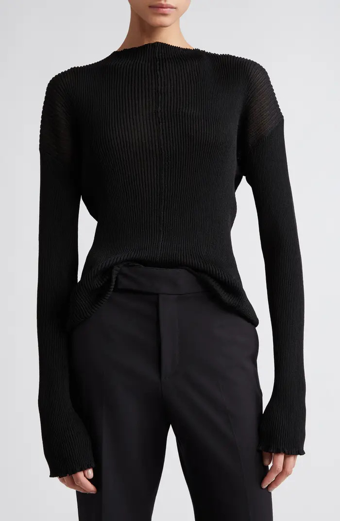 Long Sleeve Rib Top | Nordstrom