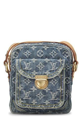 Louis Vuitton, Pre-Loved Monogram Denim Camera Bag, Blue | Amazon (US)