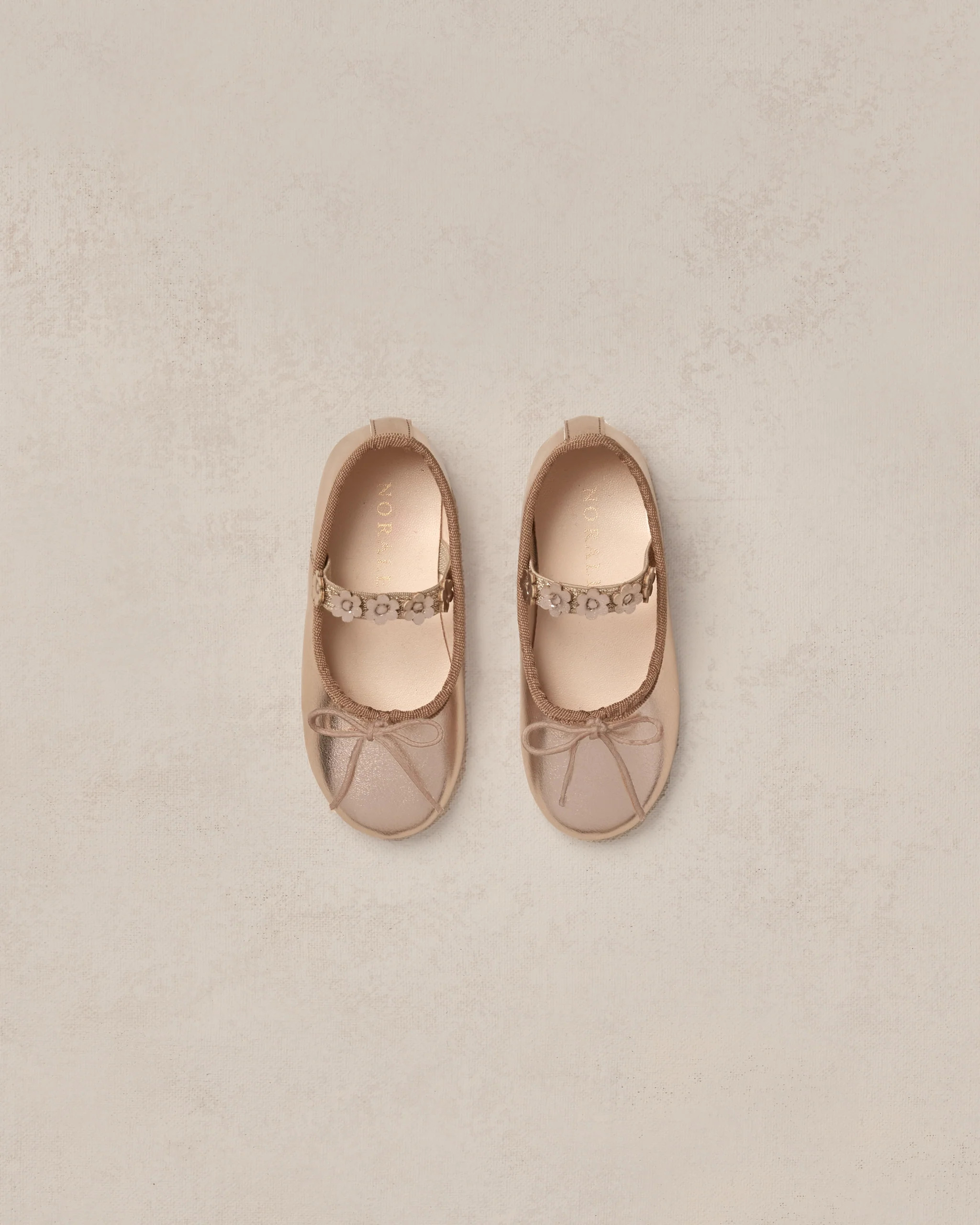 Ballet Flats || Champagne Metallic | Rylee + Cru