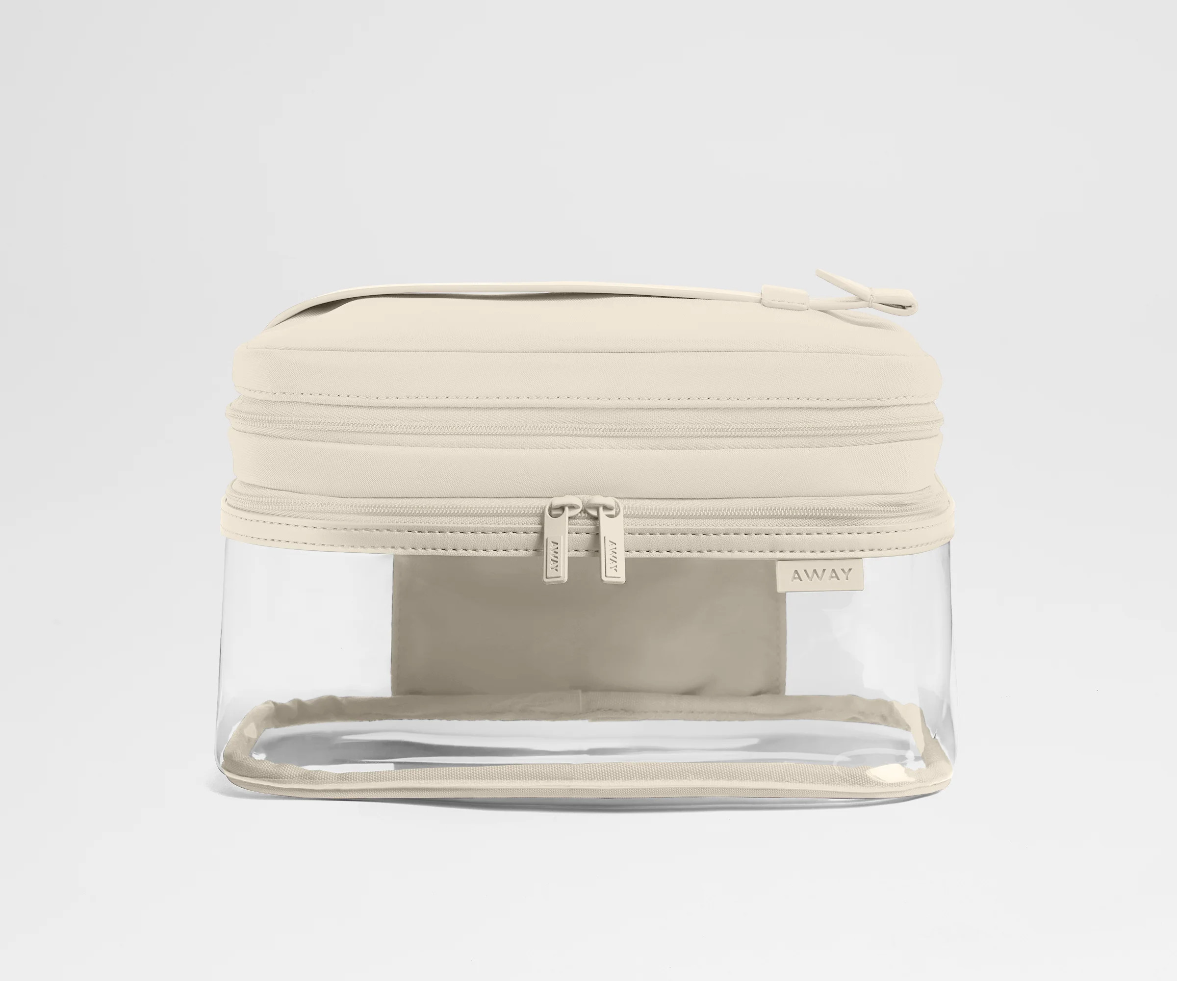 Clear Cosmetic Case in Salt White | Away: Built for modern travel | Away