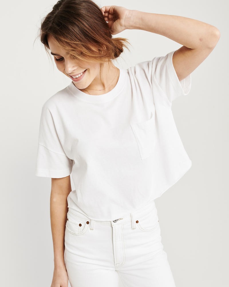 Oversized Pocket Tee | Abercrombie & Fitch US & UK