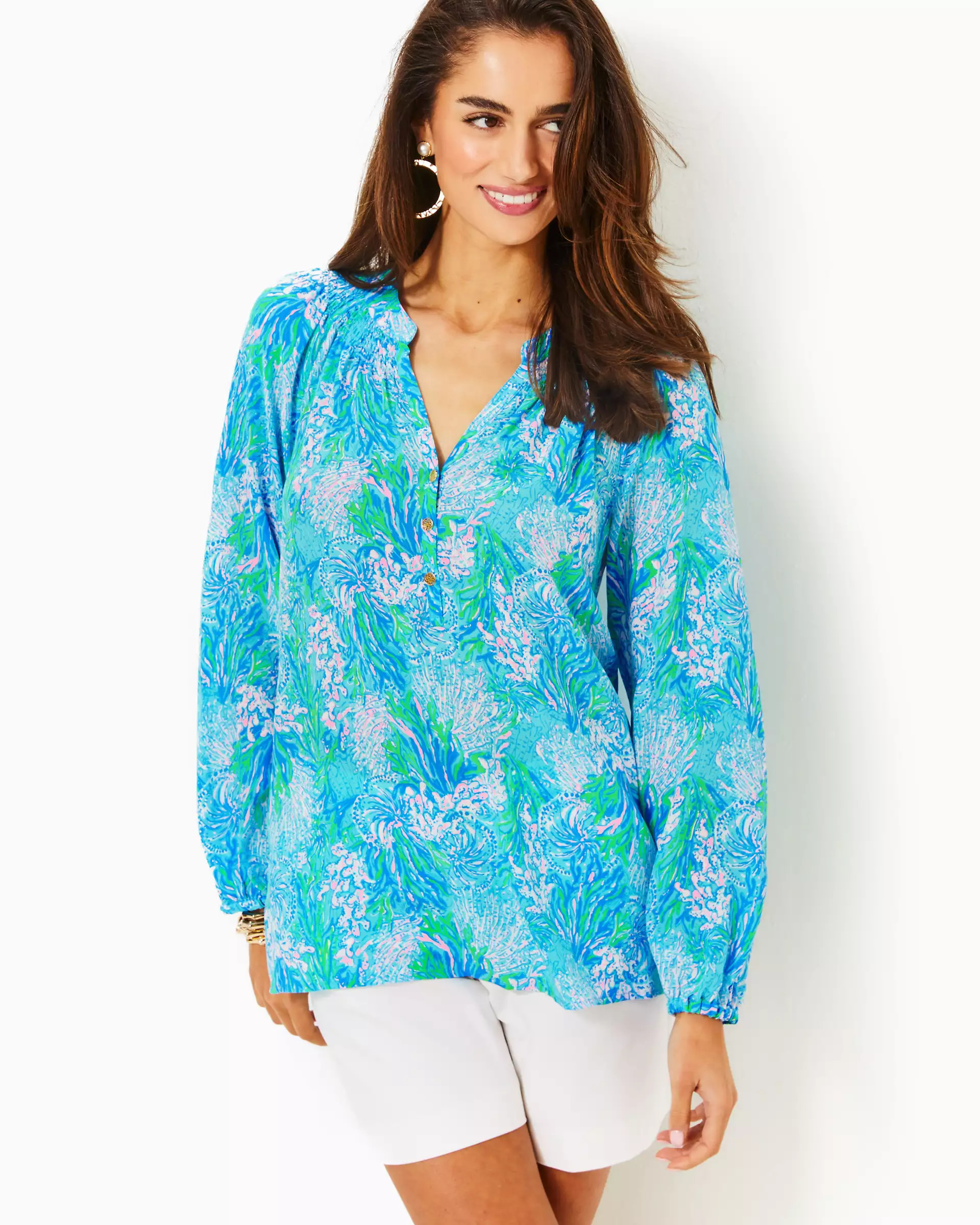 Elsa Silk Top | Lilly Pulitzer | Lilly Pulitzer
