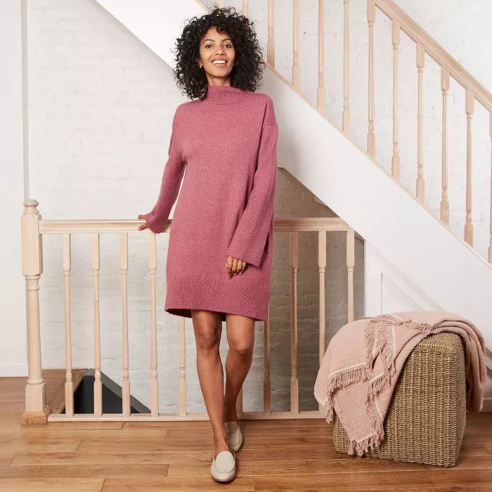 Women's Long Sleeve Sweater Dress - A New Day™ | Target