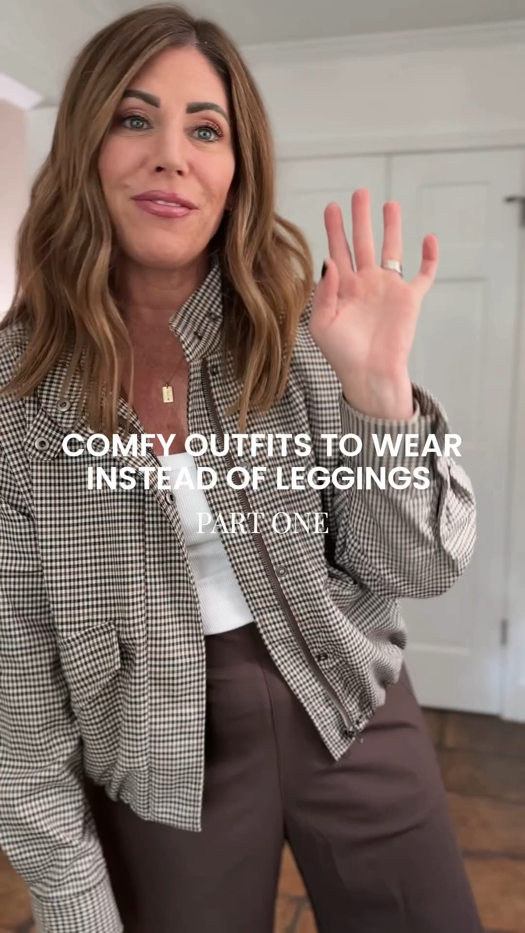 I’m not saying to not wear leggings.. I’m just saying, instead of leggings, try wearing these! Just as comfy, but you look a little bit more elevated and you can dress these up or down, wear them to work, teachers can wear them! Run all your errands. and mom duties, & great for travel too! 

The Amazon look for less travel pant. Under $35 vs. $250 for the designer pair. They’re so lightweight and comfy with a smooth front and elastic in the back and curved pockets with a subtle barrel leg. The silhouette is so flattering and gives these pants an elevated look. I sized up to a large for a better fit, as they do run a little small.

I’ve styled them 10 different ways that would be perfect for warmer fall days. You can always switch out the shoes for a low-profile sneaker and top for a heavier jacket and/or sweater.

#LTKOver40 #LTKSaleAlert #LTKootd