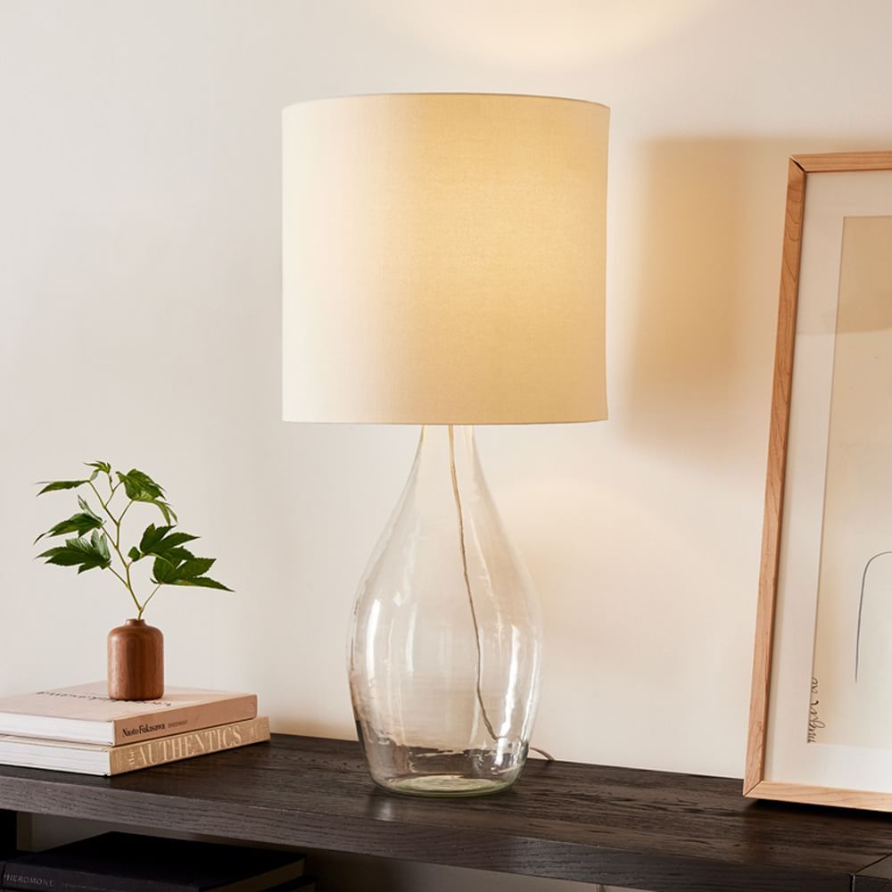 Recycled Glass Table Lamp | West Elm (US)