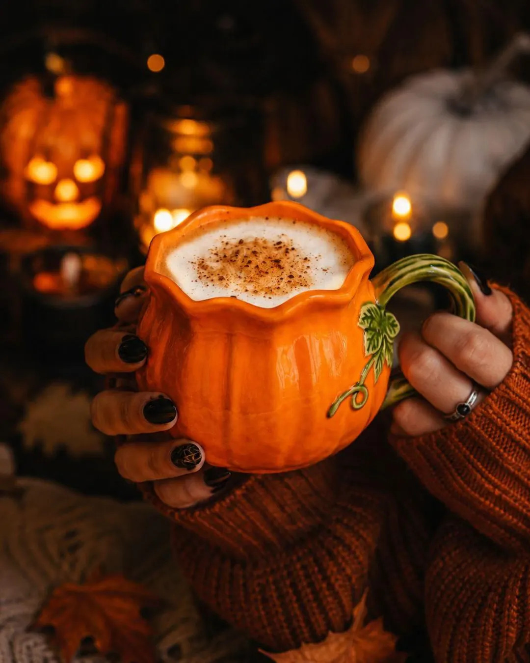 Pumpkin Mug, Halloween Coffee Cup, Cozy Autumn Latte Mug | Etsy (Global)