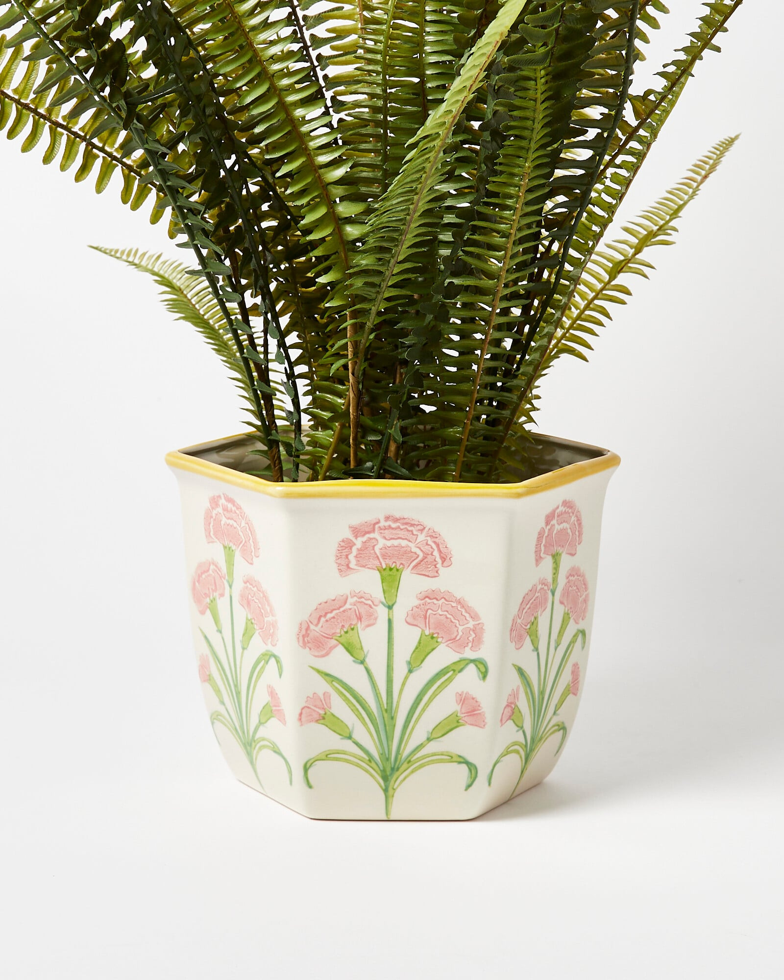 Secret Garden Floral Ceramic Plant Pot Medium | Oliver Bonas | Oliver Bonas (Global)
