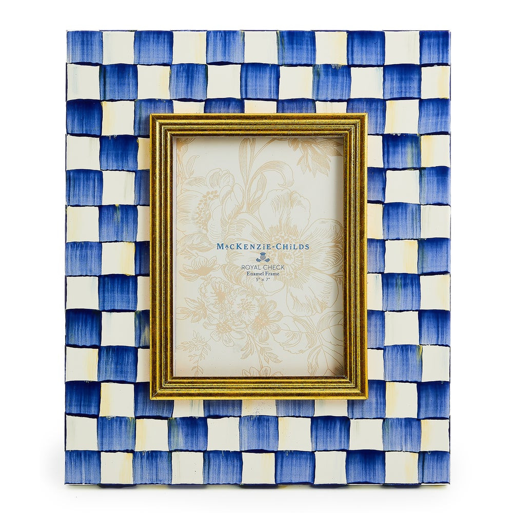 Royal Check 5" x 7" Frame | MacKenzie-Childs