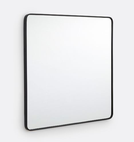 Rounded Square Metal Framed Mirror | Rejuvenation