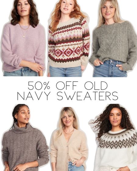 Today only 50% off sweaters 

#LTKHoliday #LTKsalealert #LTKSeasonal