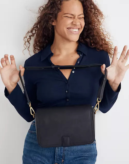 The Transport Flap Shoulder Bag | Madewell