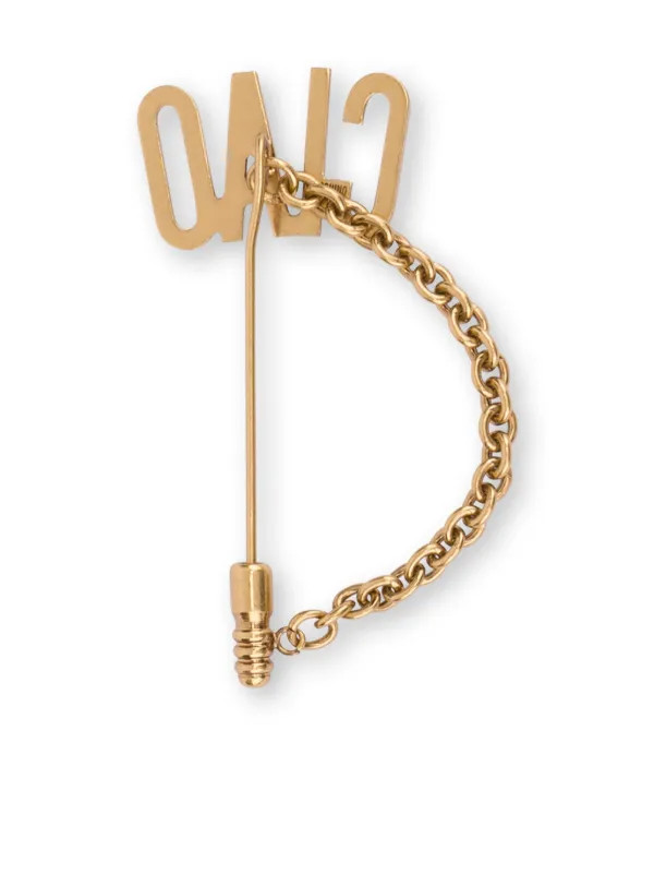 Ciao chain-detail brooch | Farfetch Global
