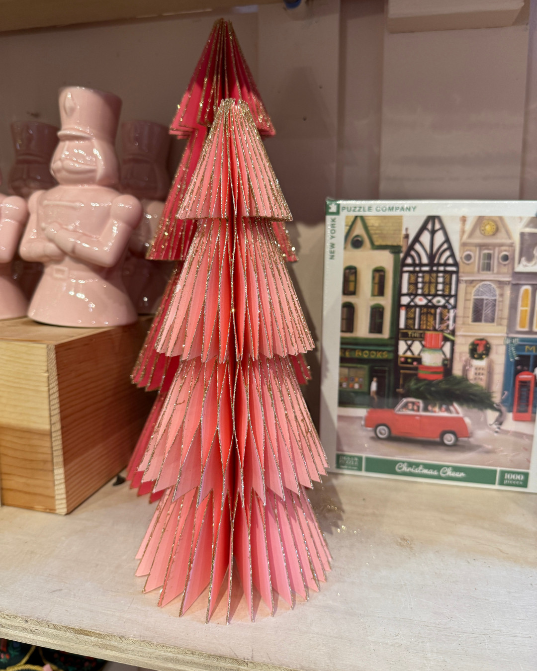 Simple paper Christmas trees that add the perfect touch of holiday charm.
#christmasdecor #holidayhome #ltkhome 

 #LTKHoliday #LTKSaleAlert #LTKFindsUnder50