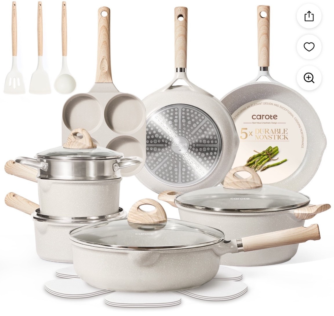 My favorite pots & pans set!! 

#LTKSaleAlert #LTKCyberWeek #LTKGiftGuide