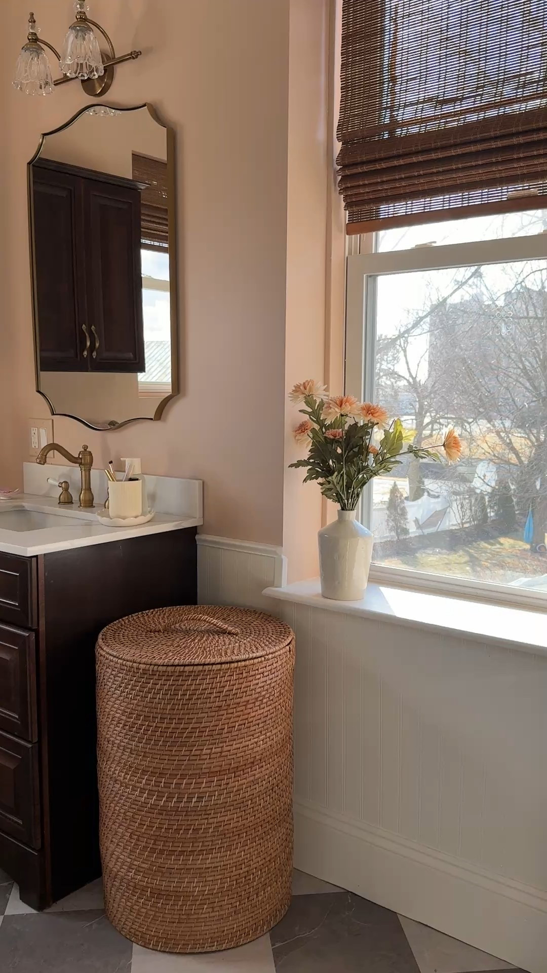 Large rattan hamper from @rejuvenation:) 

#LTKSaleAlert #LTKHome