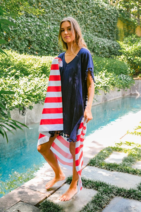 Navy Katie Caftan | Tuckernuck (US)