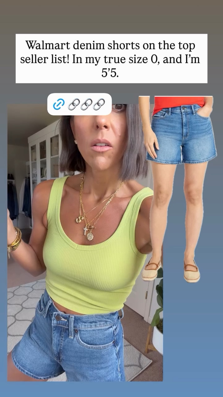 Walmart denim shorts on the top seller list! In my true size 0, and I’m 5’5.

#LTKSeasonal #LTKootd #LTKmomlife