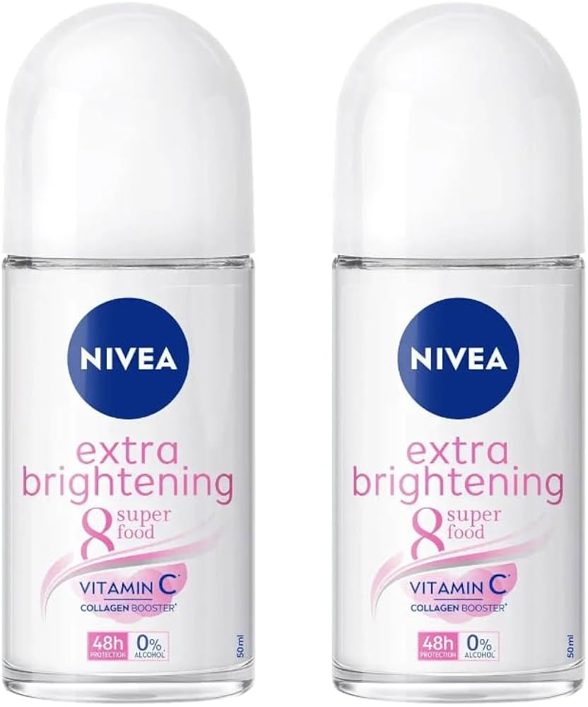 NIVEA Extra Brightening 8 Super Food Vitamin C Collagen Booster - Desodorante roll-on para axilas... | Amazon (US)