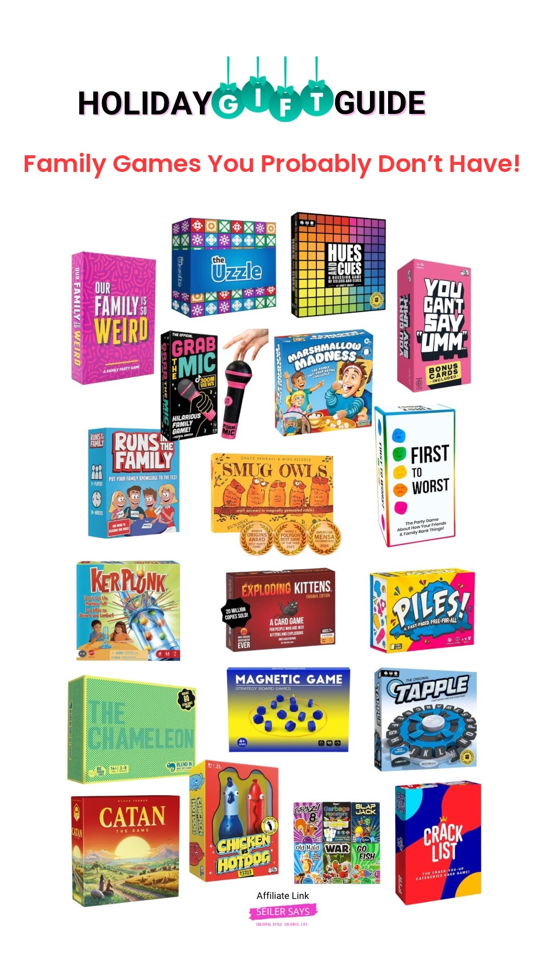 The holidays mean family time and game night! Here are a variety of fun, Amazon board games and card games that you probably don’t own! All of these games can be played by kids, mom, dad, and grandparents this Christmas and New Years! 🎁

#LTKKids #LTKGiftGuide #LTKHoliday