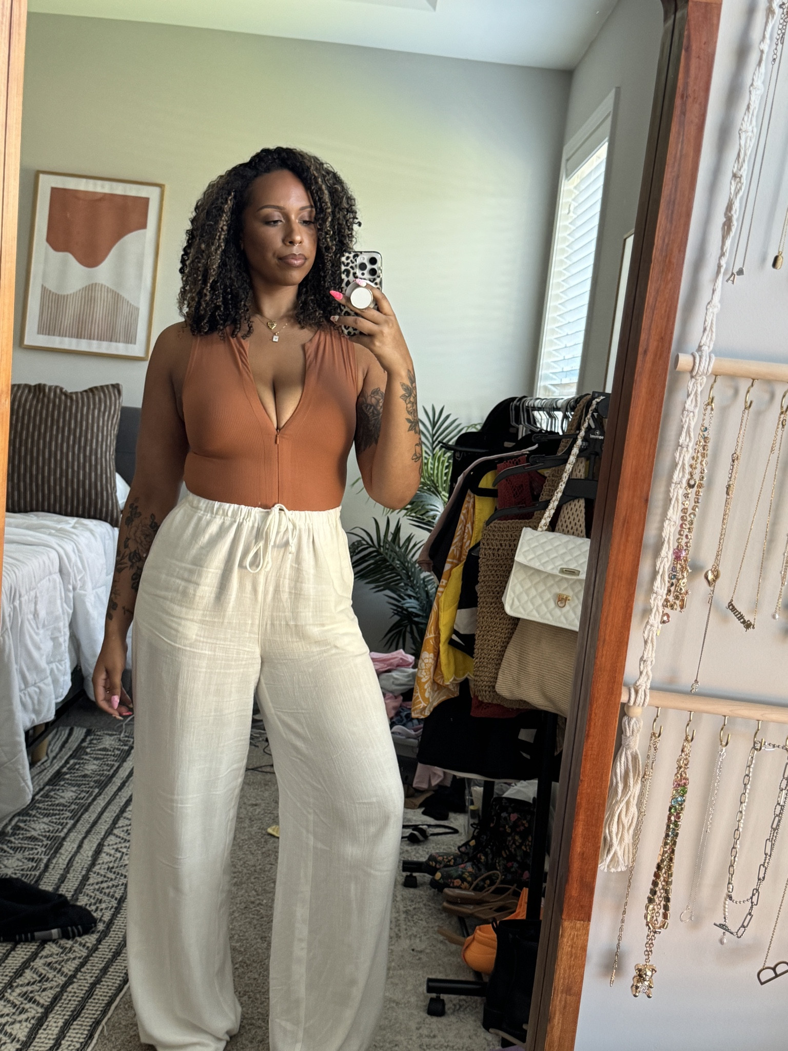 Top: large
Pants: 10

Hair: Iseehair half wig 

#LTKStyleTip #LTKFindsUnder100 #LTKMidsize