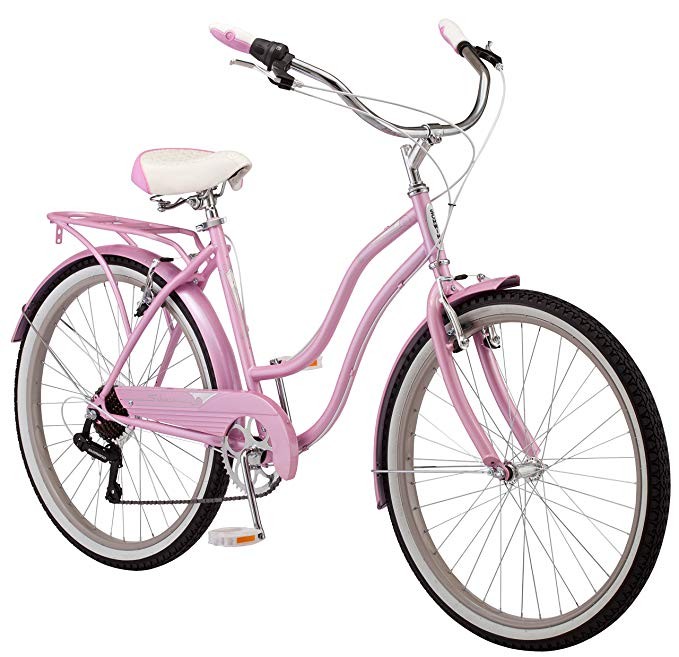 Schwinn Perla Women's Cruiser Bicycle, Featuring 18-Inch Step-Through Steel Frame and 7-Speed Dri... | Amazon (US)