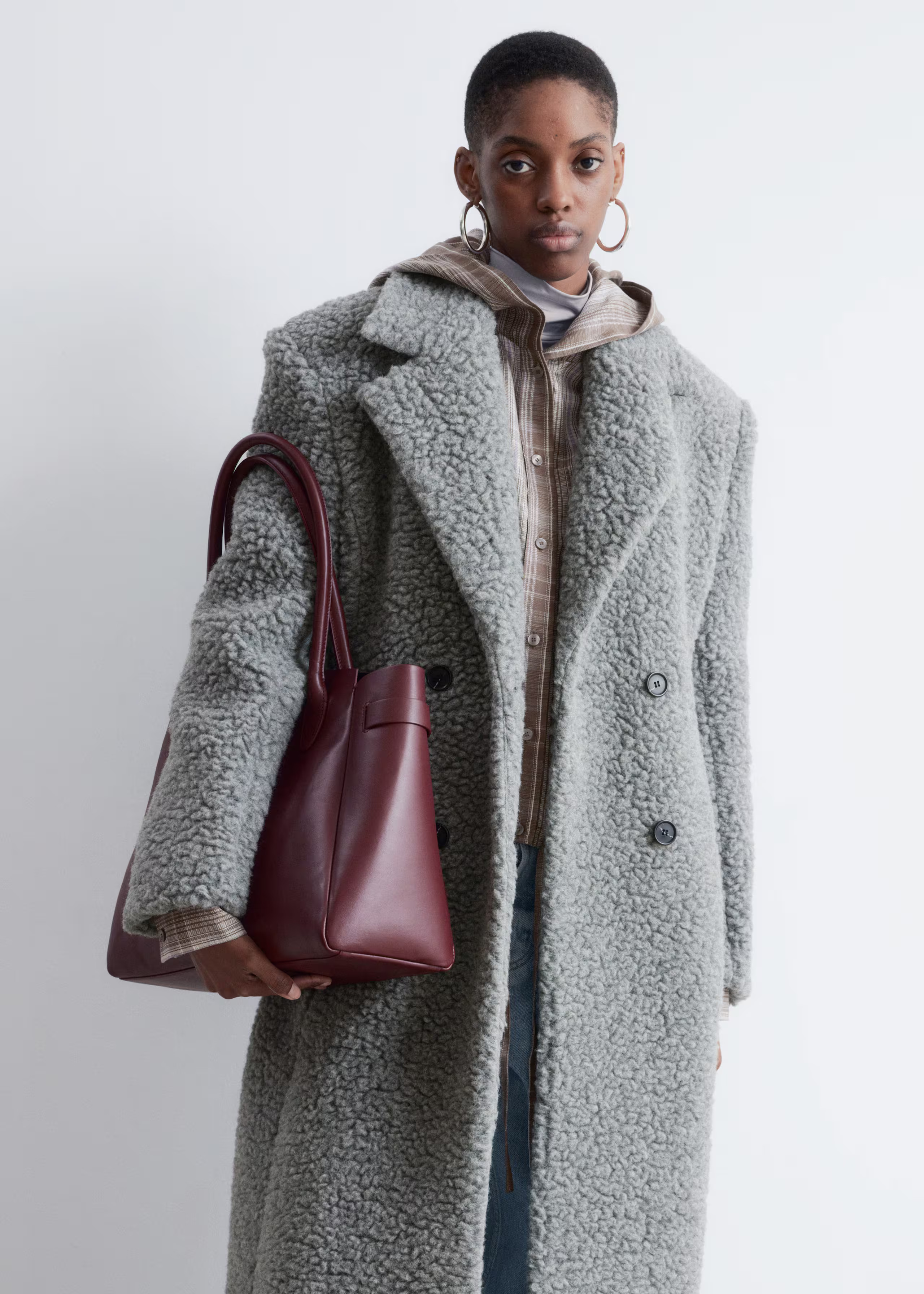 Wool Shearling Maxi Coat | & Other Stories UK