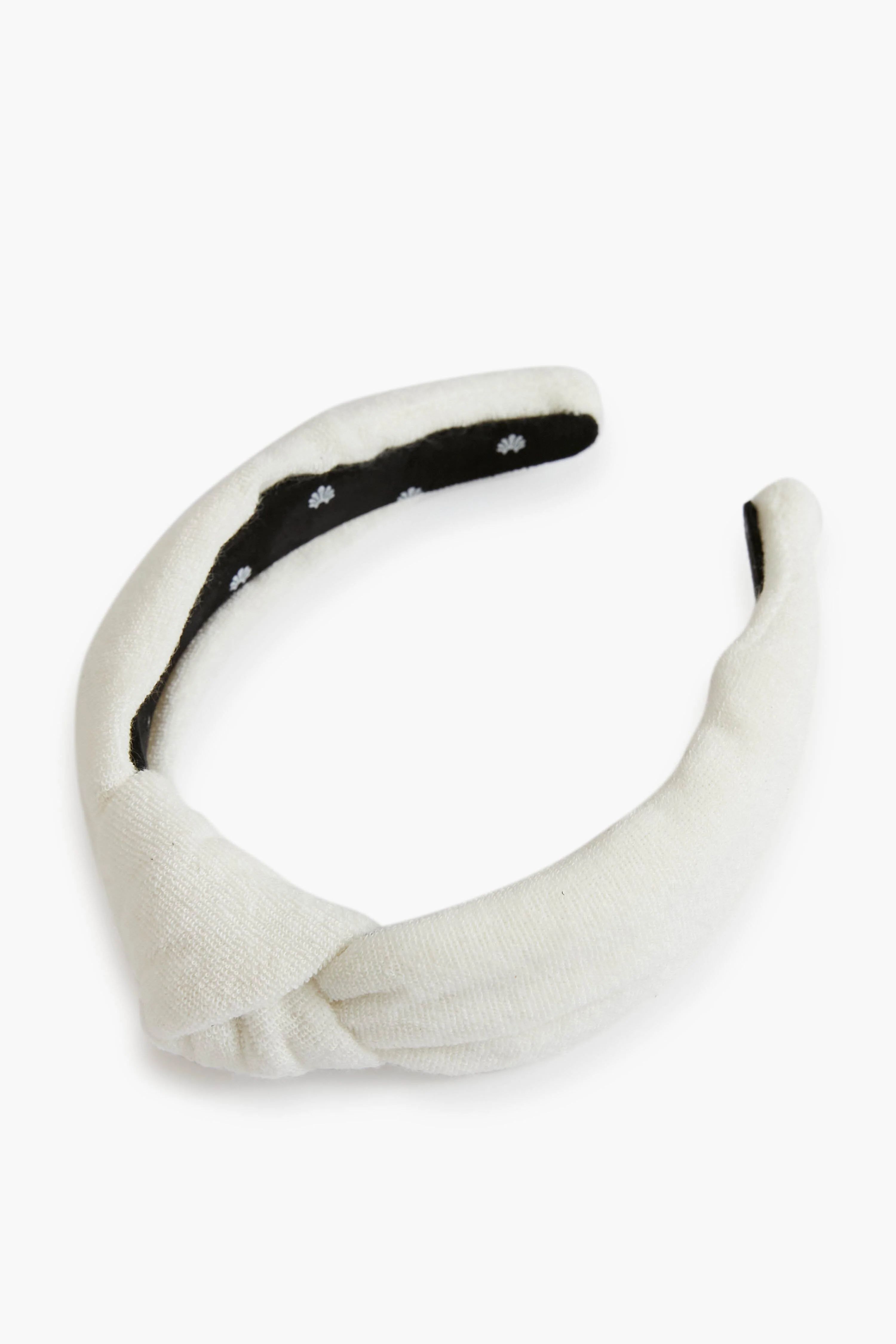 Exclusive Pure White Terry Knotted Headband | Tuckernuck (US)
