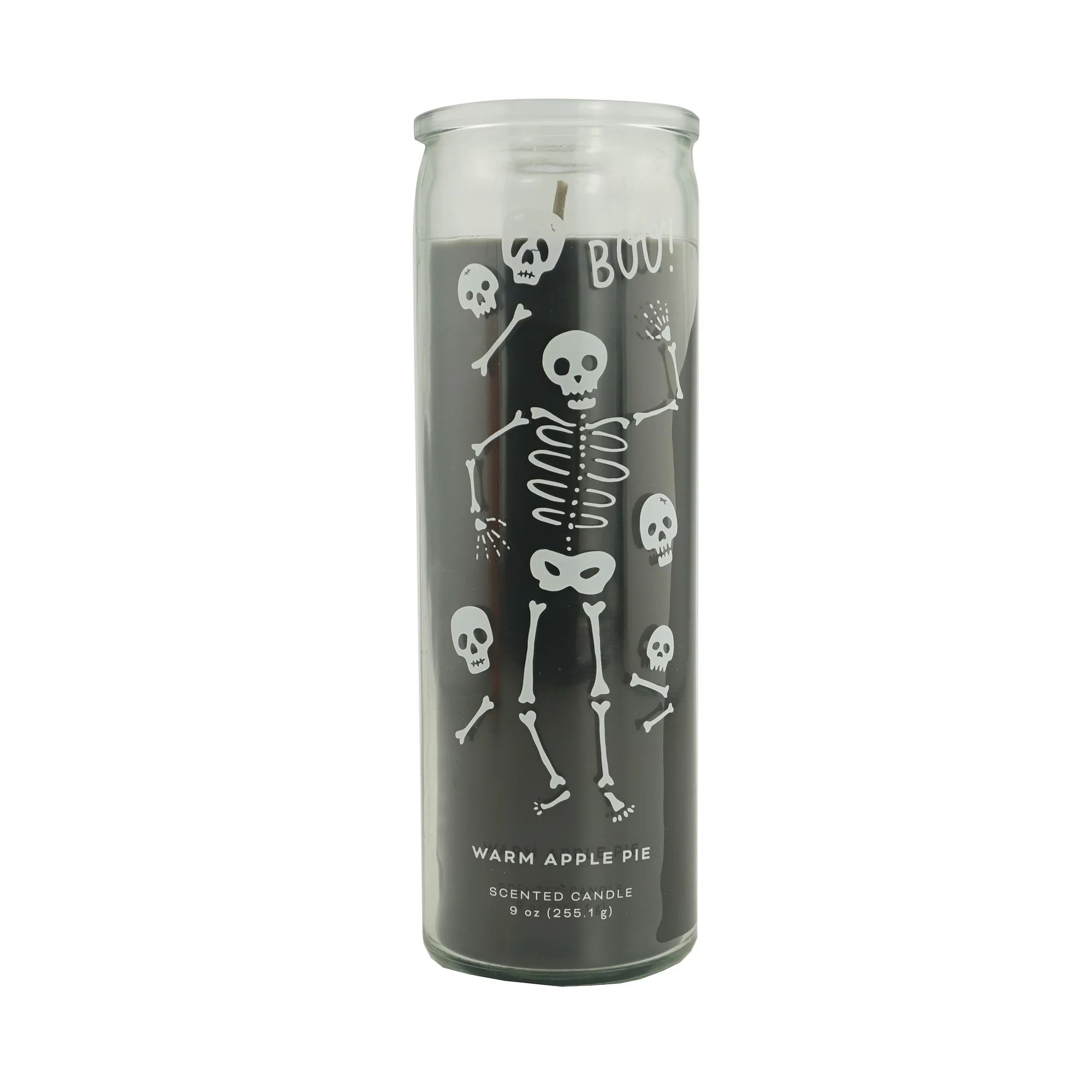 Mainstays Skeleton Scented Candle, Warm Apple Pie Scent Aromatic Candle, 9 oz | Walmart (US)