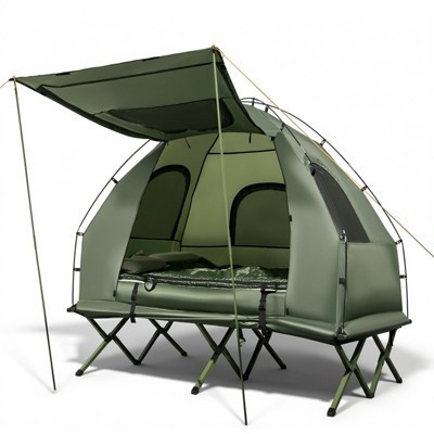 5 in 1 Camping Tent Cot for 2 Person with Air Mattress Sleeping Bag Pillow and Sunshade | Target