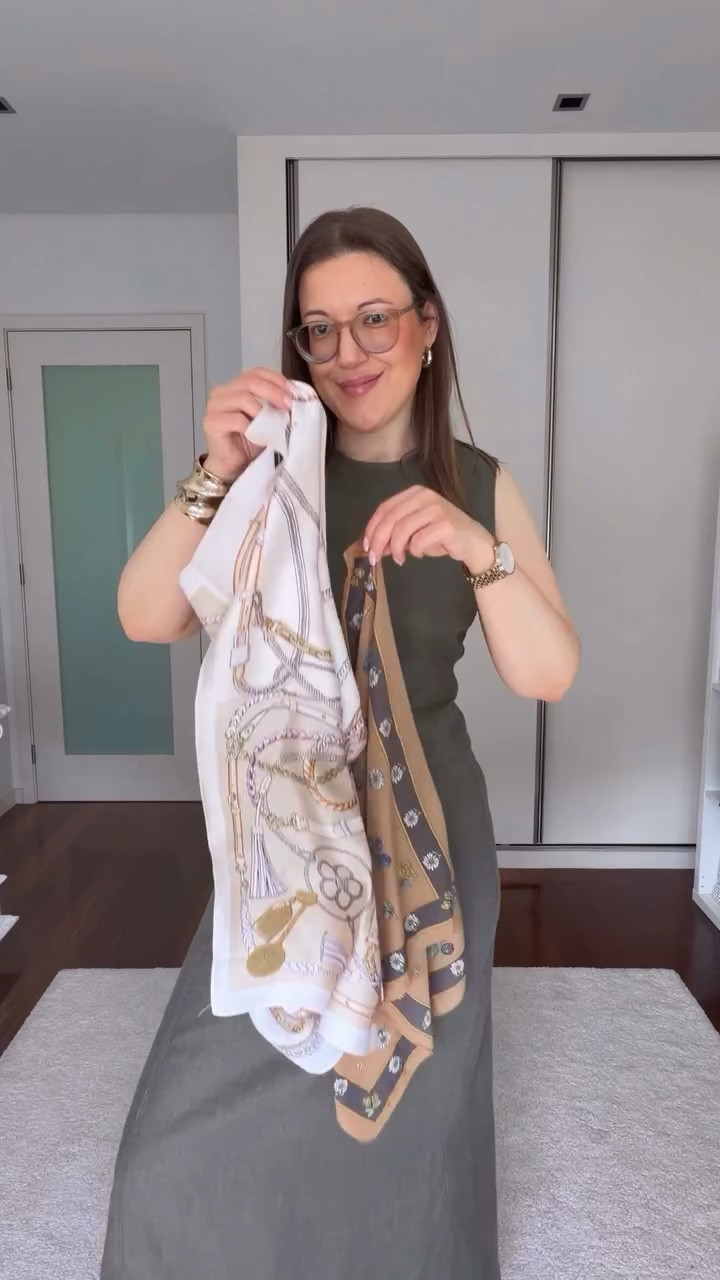 2 looks diferentes com 1 lenço de cetim. Eu adoro usar lenços nos meu looks e vocês? 

🤍Guarda este vídeo para quando não souberes o que vestir. 

spring outfit - green dress - linen dress - spring outfit - dress - sandals - Hermes - spring vibes - pinterest - grwm - outfit inspiration - Zara - neutral outfit - casual outfit - silk scarf

#LTKgrwm #LTKSeasonal #LTKootd