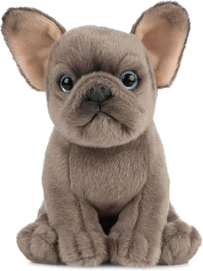 Living Nature French Bulldog Puppy Stuffed Animal | Fluffy Dog Animal | Soft Toy for Kids | 6 inc... | Amazon (US)