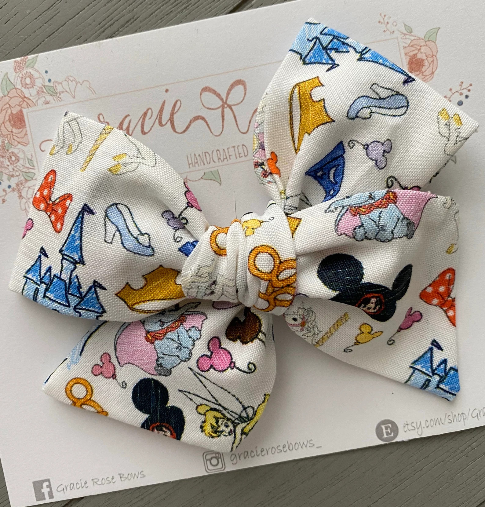 Disney Doodle Bow - Etsy | Etsy (US)
