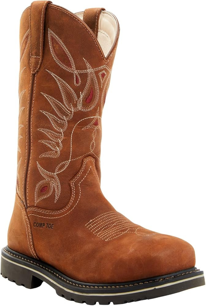 Shyanne Women's 11" Pull On Western Work Boot Composite Toe - Bswc0s0w18 | Amazon (US)