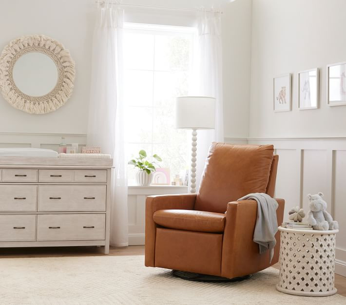 Paxton Manual & Power Swivel Glider Recliner | Pottery Barn Kids