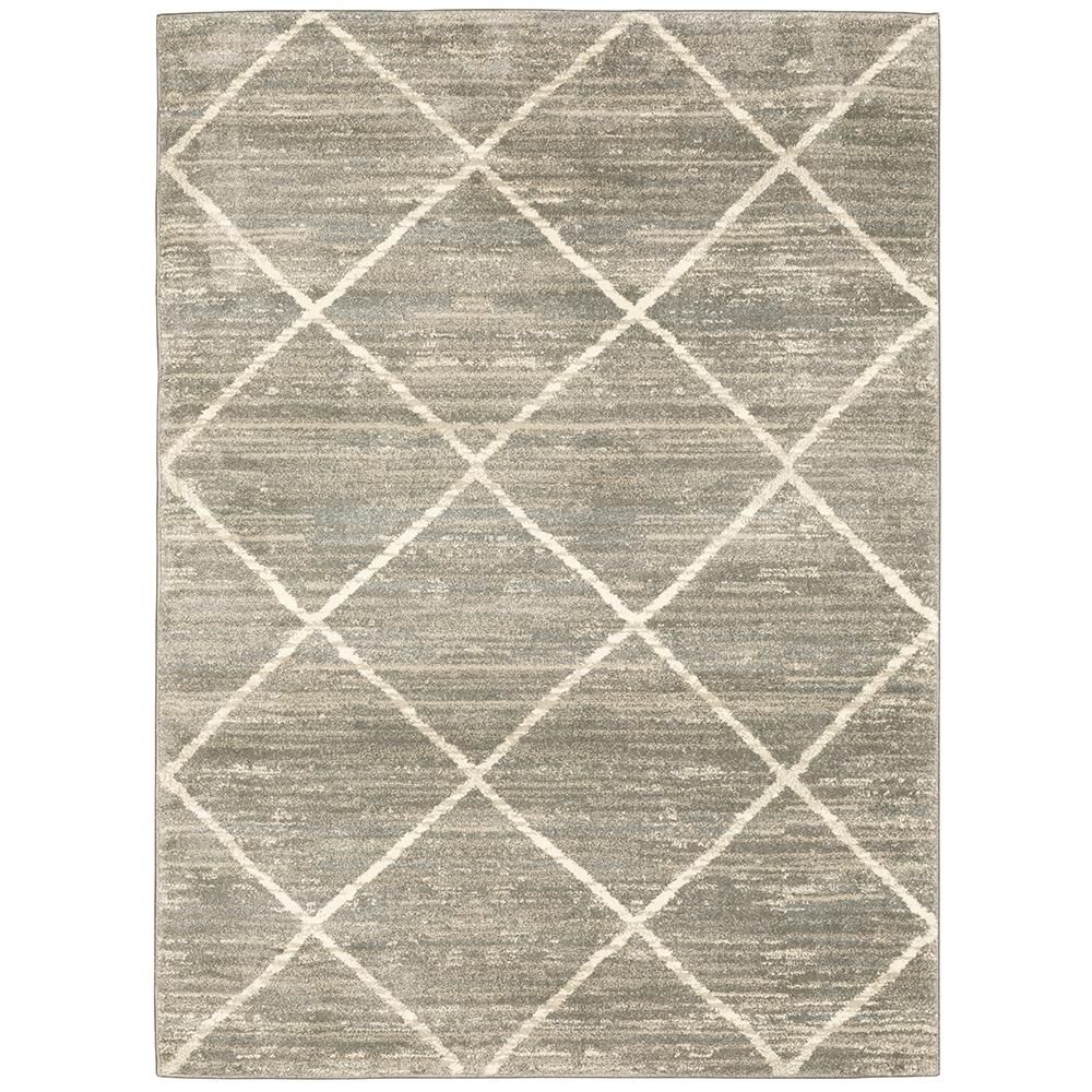 Home Decorators Collection Luciana Gray 8 ft. x10 ft. Geometric Area Rug-564200 - The Home Depot | The Home Depot