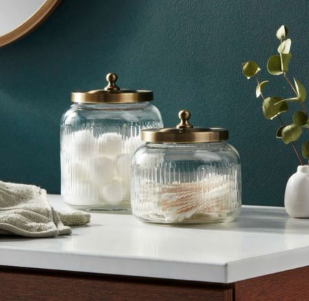 These glass canisters are a top seller at Target. Add these and elevate your storage situation  

#LTKhome #LTKfindsunder50